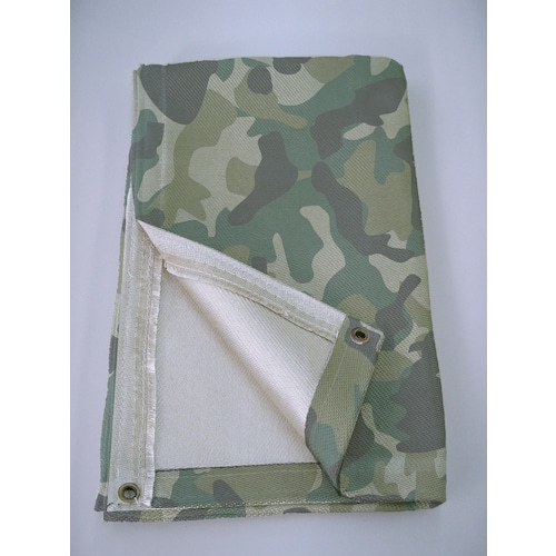 トラスコ中山 TRUSCO スパッタシート”シリカクロス迷彩柄”(コーティングなし)ミニ 600X600mm（ご注文単位1枚）【直送品】