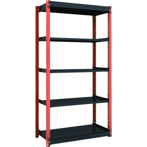 トラスコ中山 TRUSCO 軽量ボルトレス棚TSUG型 単体タイプ 942X490XH1800 161-0544(ご注文単位1台)【直送品】