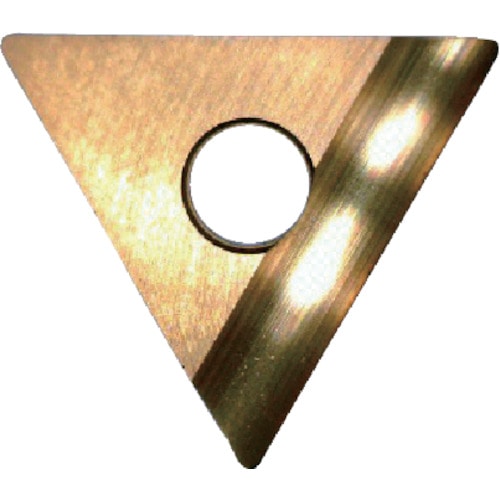 トラスコ中山 富士元 C面取り用精密級チップ 超硬K種 TiNコーティング NK5050(ご注文単位12個)【直送品】