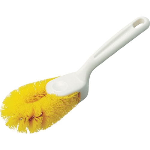 トラスコ中山 TRUSCO タワシブラシ HACCP対応 イエロー(ご注文単位1個)【直送品】