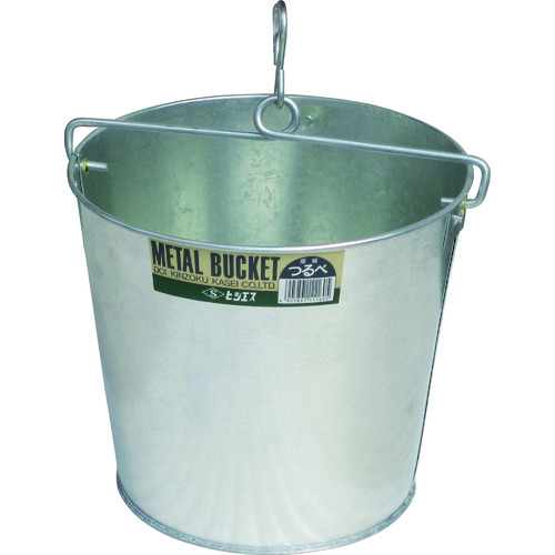 トラスコ中山 ヒシエス 井戸用バケツ トタンツルベ(ご注文単位1個)【直送品】