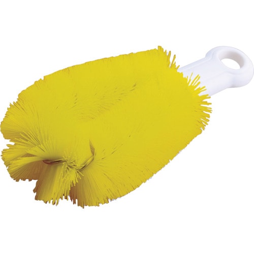 トラスコ中山 TRUSCO タワシブラシ ショートタイプ HACCP対応 イエロー(ご注文単位1個)【直送品】