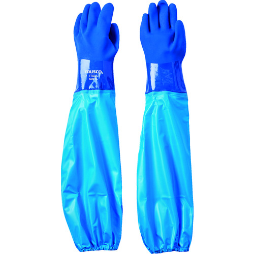 トラスコ中山 TRUSCO 腕カバー付耐油手袋 Lサイズ(ご注文単位1組)【直送品】