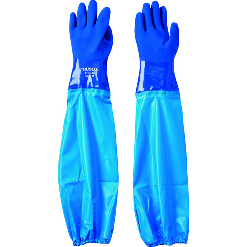トラスコ中山 TRUSCO 腕カバー付耐油手袋 Mサイズ(ご注文単位1組)【直送品】