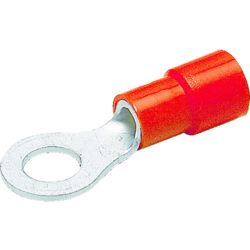 トラスコ中山 TRUSCO 環境配慮型絶縁被覆付圧着端子丸形φ4.3長さ21.1 (30個入)(ご注文単位1パック)【直送品】