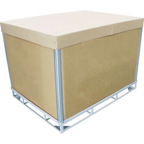 トラスコ中山 TRUSCO スクエアパレット 1100X1430X1040(ご注文単位1セット)【直送品】