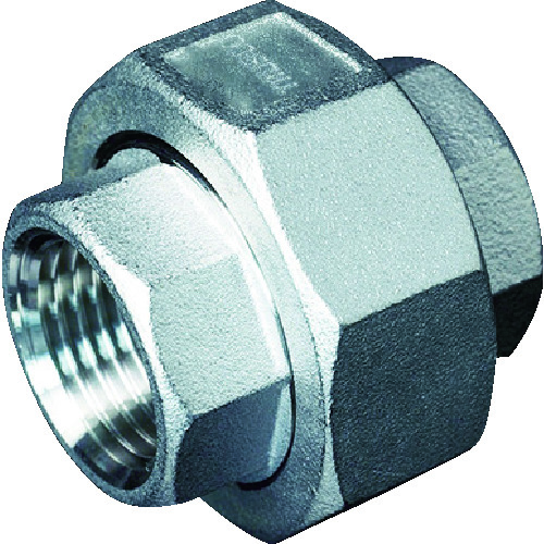 トラスコ中山 TRUSCO ねじ込み管継手 SUS ユニオン 20A(ご注文単位1個)【直送品】