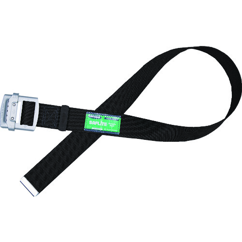 トラスコ中山 ツヨロン 胴ベルト型墜落制止用器具用 TUB-NS5N 胴ベルトのみ アルミスライドバックルタイプ 黒 Mサイズ 50mm×1200(ご注文単位1本)【直送品】