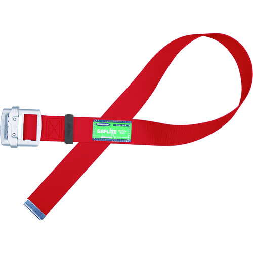 トラスコ中山 ツヨロン 胴ベルト型墜落制止用器具用 TUB-NS5N 胴ベルトのみ アルミスライドバックルタイプ 赤 Mサイズ 50mm×1200(ご注文単位1本)【直送品】