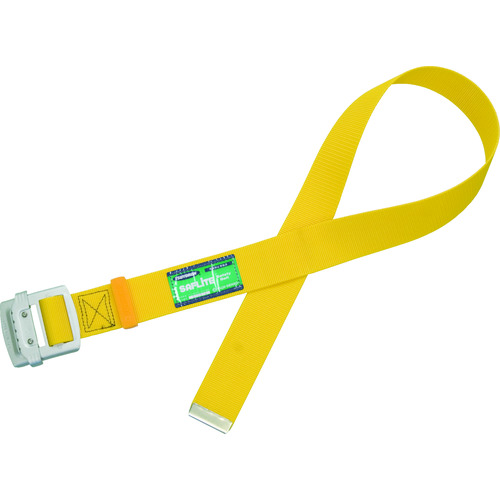 トラスコ中山 ツヨロン 胴ベルト型墜落制止用器具用 TUB-NS5N 胴ベルトのみ アルミスライドバックルタイプ 黄 Mサイズ 50mm×1200(ご注文単位1本)【直送品】