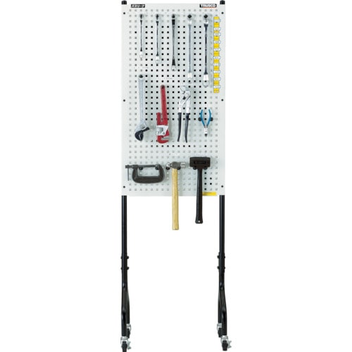 トラスコ中山 TRUSCO ライトパンチングパネル パネリーナ両面式 キャスター付(ご注文単位1台)【直送品】