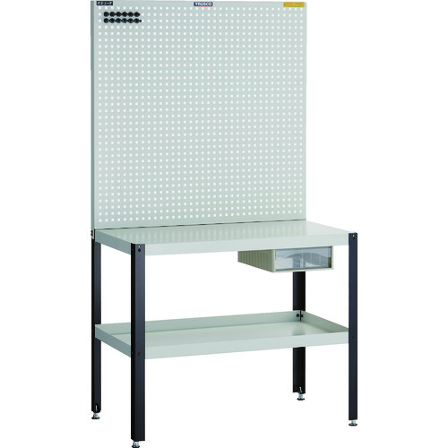 トラスコ中山 TRUSCO ライトパンチングパネル パネリーナ W900 テーブル 引出付(ご注文単位1台)【直送品】