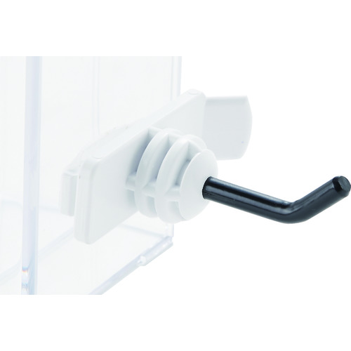 トラスコ中山 TRUSCO パネリーナ用樹脂フック 横型ショート(ご注文単位1個)【直送品】