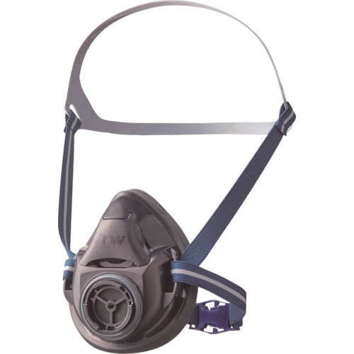トラスコ中山 シゲマツ 防じん・防毒マスク TW01 烏羽色(からすばいろ) L (ご注文単位1個)【直送品】