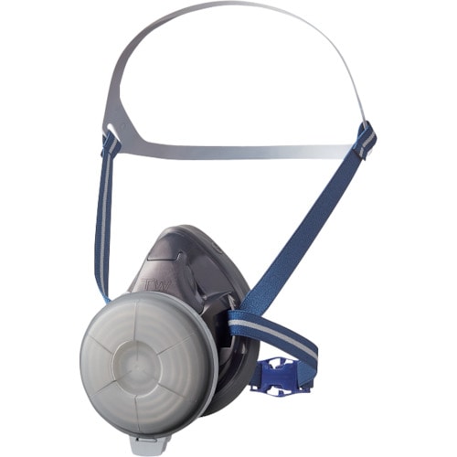 トラスコ中山 シゲマツ 取替え式防じんマスク(セット品)TW01R 烏羽色(からすばいろ)Lサイズ(ご注文単位1セット)【直送品】