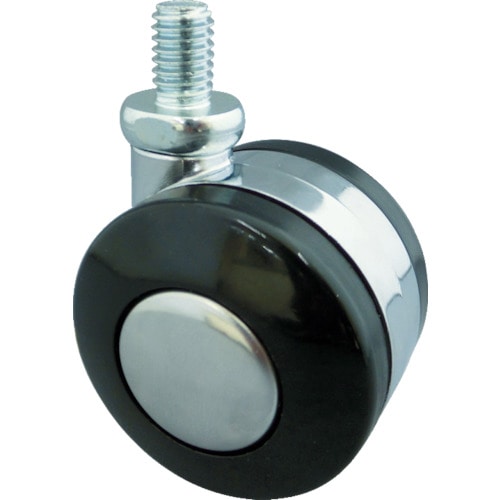 トラスコ中山 トーシン ねじ込み双輪キャスター 60径 自在ボルト M10x1.5 404-1488(ご注文単位1個)【直送品】