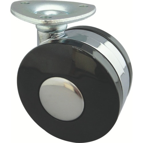 トラスコ中山 トーシン プレート式双輪キャスター 60径 自在 404-1500(ご注文単位1個)【直送品】