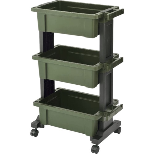 トラスコ中山 JEJアステージ ツールワゴンボックスTWB―490G(ご注文単位1台)【直送品】