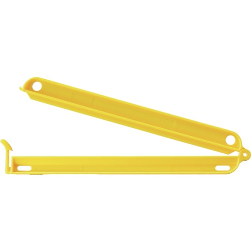 トラスコ中山 TRUSCO 大口袋用クリップ(留め幅220mm) 黄 1個入(ご注文単位1個)【直送品】