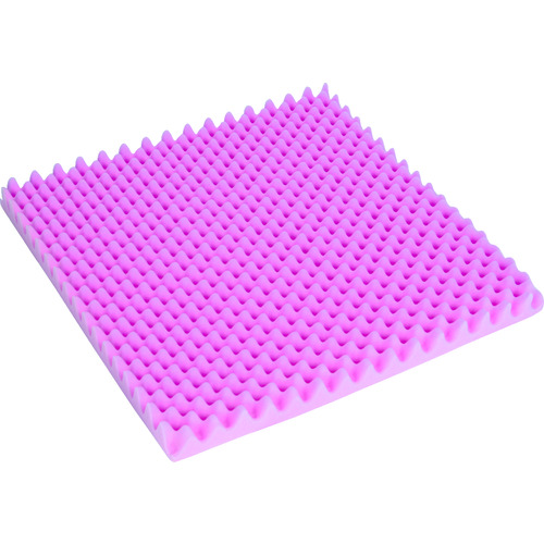 トラスコ中山 TRUSCO 波状加工ウレタンスポンジシート 帯電防止 40厚 500X500m(ご注文単位1枚)【直送品】