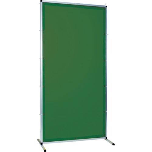 トラスコ中山 TRUSCO 溶接用遮光フェンス アルミ製 W1000XH1500 ダークグリ(ご注文単位1台)【直送品】