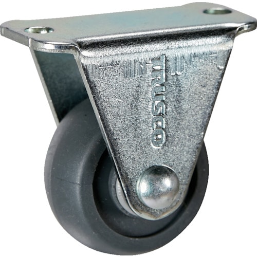 トラスコ中山 TRUSCO キャスター TYGシリーズ 固定 エラストマー車 25mm(ご注文単位1個)【直送品】