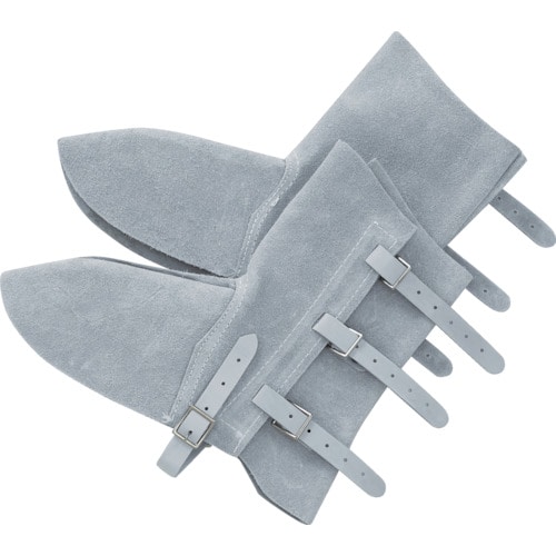 トラスコ中山 TRUSCO 牛床革保護具 足カバー(ご注文単位1組)【直送品】