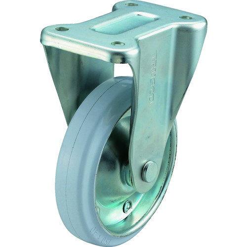 トラスコ中山 TRUSCO 耐油性ゴムキャスター 固定 Φ150(ご注文単位1個)【直送品】