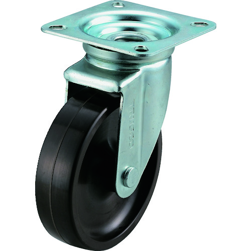 トラスコ中山 TRUSCO 耐熱性フェノールキャスター 自在 Φ150(ご注文単位1個)【直送品】