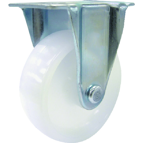 トラスコ中山 TRUSCO 台車用キャスター Φ100 ナイロン車 固定(ご注文単位1個)【直送品】