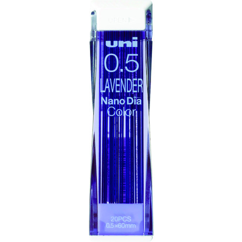 トラスコ中山 uni カラーシャープ替芯 ラベンダー　855-6202（ご注文単位1ケース）【直送品】