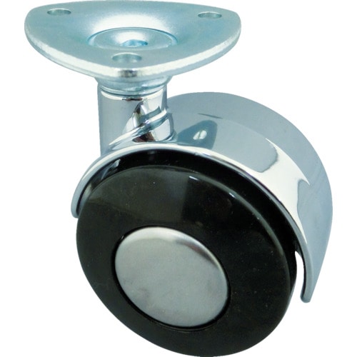 トラスコ中山 トーシン プレート式双輪キャスター 40径 自在 404-1593(ご注文単位1個)【直送品】