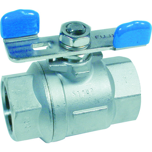 トラスコ中山 フジキン ねじ込みボール ステンレス鋼製 3.92MPa フルボアタイプボール弁 8A(1/4) 365-5695(ご注文単位1個)【直送品】