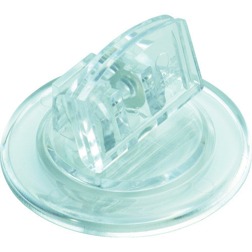 トラスコ中山 ミツヤ U型カード立丸 透明 M17418(ご注文単位1個)【直送品】