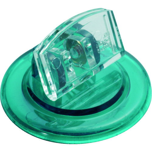 トラスコ中山 ミツヤ U型カード立丸 透明緑 M17442(ご注文単位1個)【直送品】