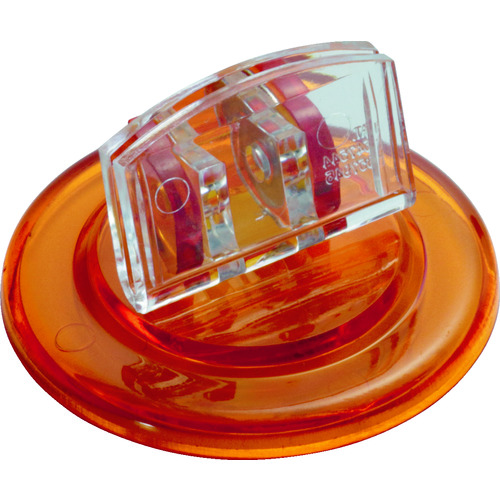 トラスコ中山 ミツヤ U型カード立丸 透明橙 M17639(ご注文単位1個)【直送品】