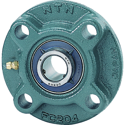 トラスコ中山 NTN G ベアリングユニット(止めねじ式)軸径20mm全長100mm全高110mm(ご注文単位1個)【直送品】