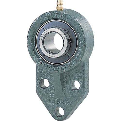 トラスコ中山 NTN G ベアリングユニット(止めねじ式) 軸径25mm全長68mm全高116mm(ご注文単位1個)【直送品】