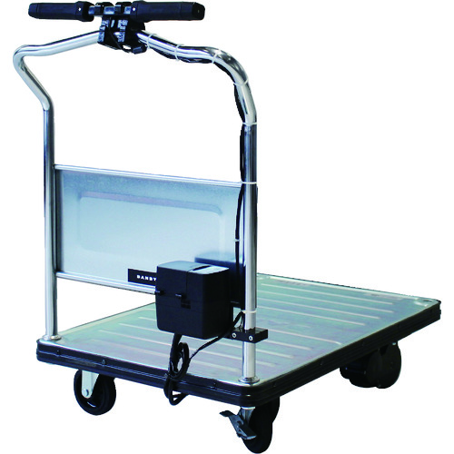 >トラスコ中山 ダンディ 電動アシスト台車 ダンディアシスター 固定ハンドル式 W900XD600(ご注文単位1台)【直送品】
