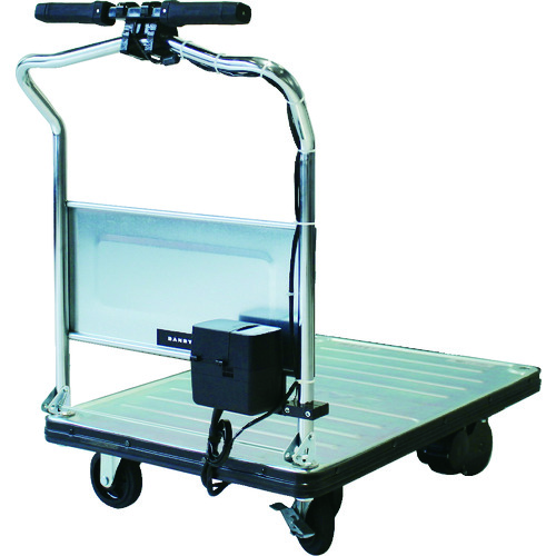 トラスコ中山 ダンディ 電動アシスト台車 ダンディアシスター 折りたたみハンドル式 W900XD600(ご注文単位1台)【直送品】