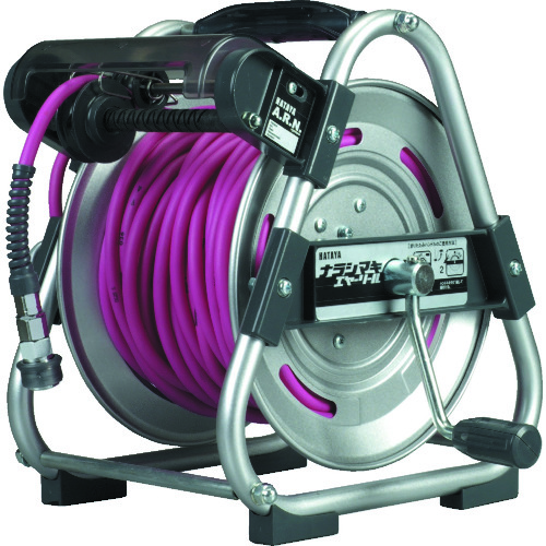 トラスコ中山 ハタヤ ナラシマキエヤーリール 20m 内径φ6.5 ソフトポリウレタンホース(ご注文単位 1台)【直送品】