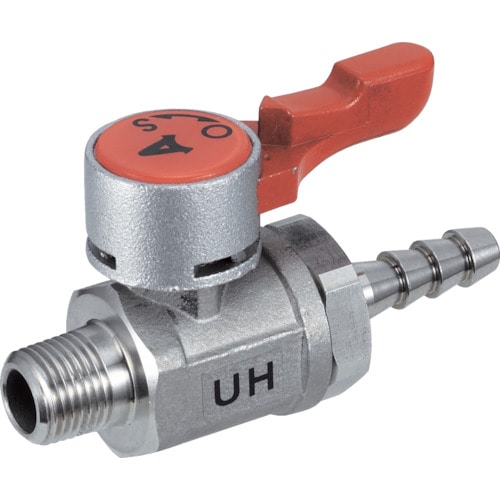 トラスコ中山 ASOH エースボール-21 ホースニップル型 PT3/8XΦ9(ご注文単位 1個)【直送品】