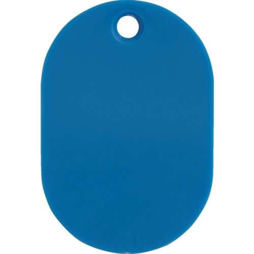 トラスコ中山 TRUSCO 見やすい色の小判札 大 60×40mm 5枚入 ブルー(ご注文単位 1パック)【直送品】