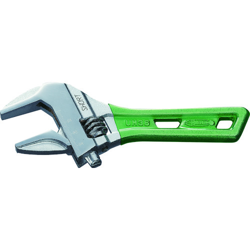 トラスコ中山 エビ ポケットモンキーレンチ グリーン 160mm(ご注文単位 1個)【直送品】