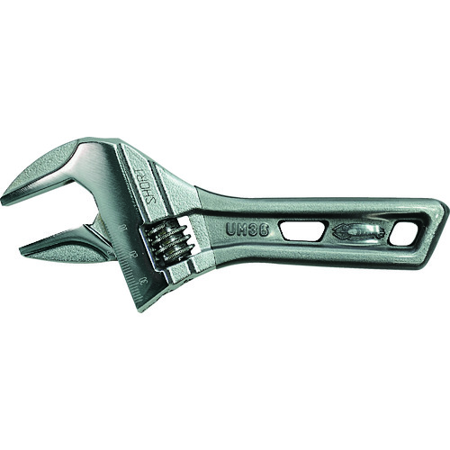 トラスコ中山 エビ ポケットモンキーレンチ スモーク 160mm(ご注文単位 1個)【直送品】