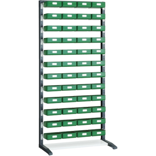 トラスコ中山 TRUSCO UPRラック片面 H1900 K-20HYG 48個付（ご注文単位 1台）【直送品】