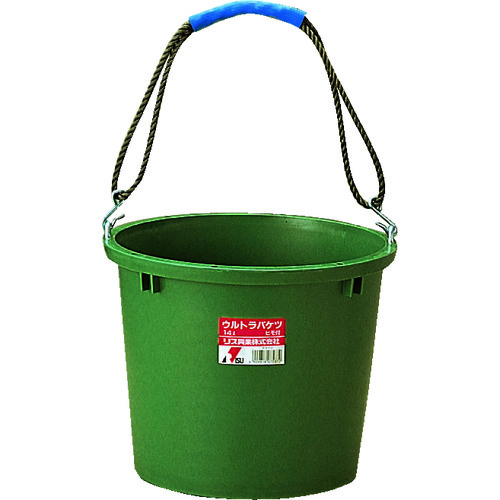 トラスコ中山 リス ウルトラバケツ ロープ付き 14L(ご注文単位 1個)【直送品】