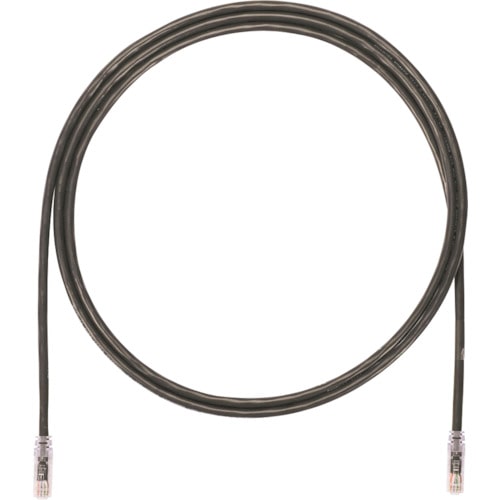 トラスコ中山 パンドウイット カテゴリ6A UTPパッチコード 24AWG撚り線 ケーブル径:Φ6.4mm 3m 黒 UTP6AX3MBL(ご注文単位 1本)【直送品】