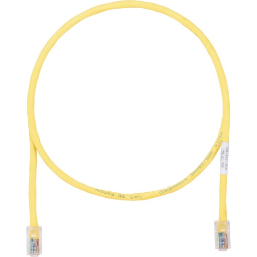 トラスコ中山 パンドウイット カテゴリ5EUTPパッチコード 1m 黄（ご注文単位 1本）【直送品】