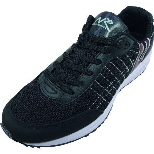 トラスコ中山 日進 HyperV #005 ブラック 23.5cm(ご注文単位 1足)【直送品】